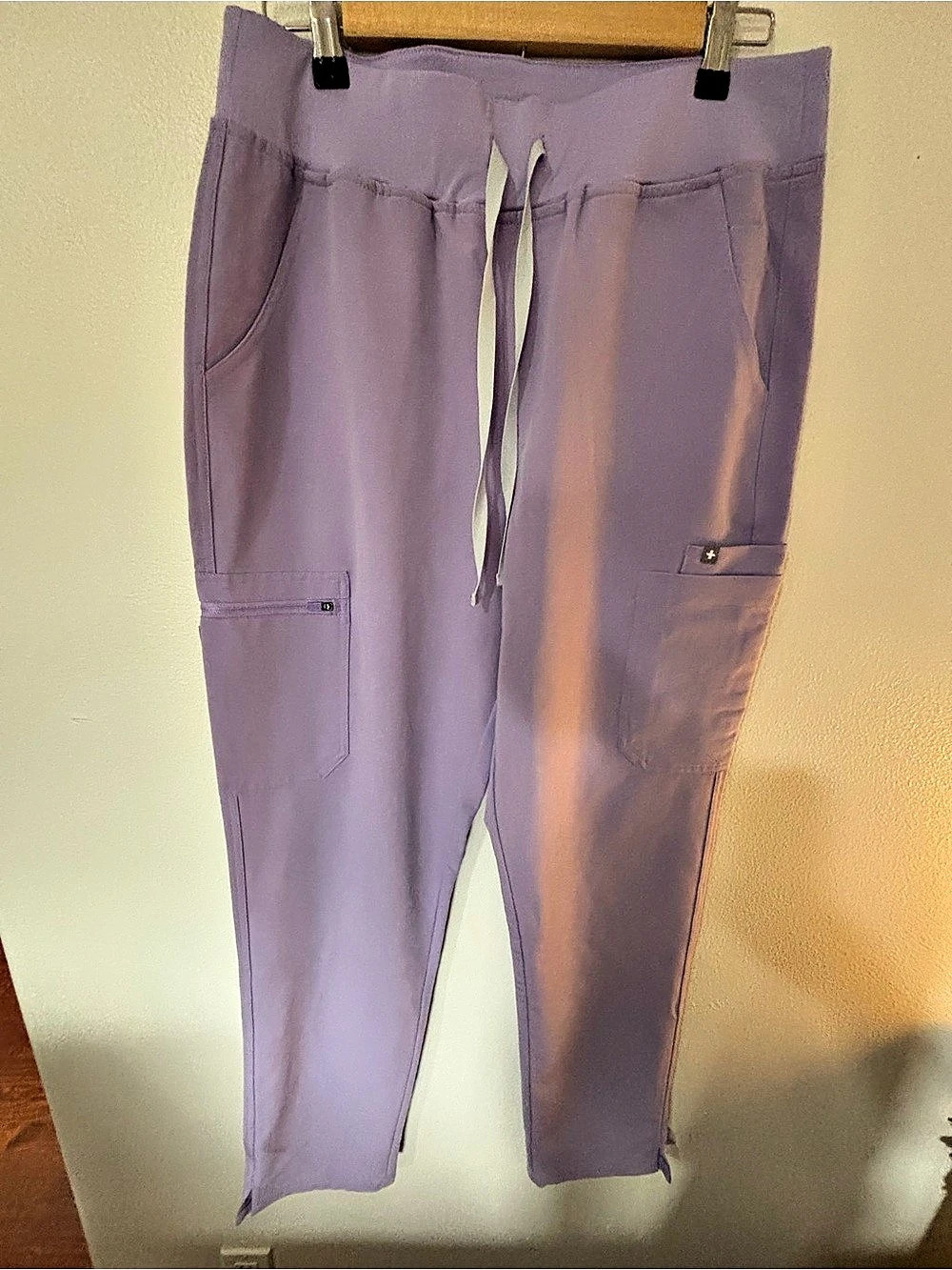 FIGS Technical Collection Women's Purple Technical Pants NWOT L/T
